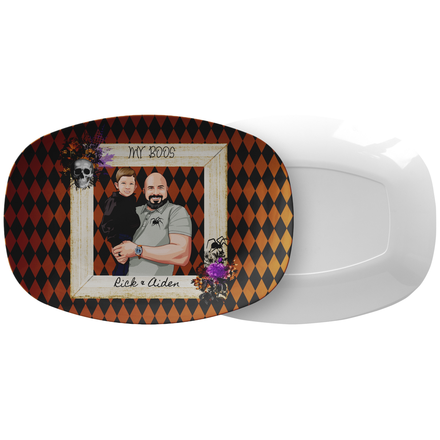 Halloween Family Personalized Serving Platter