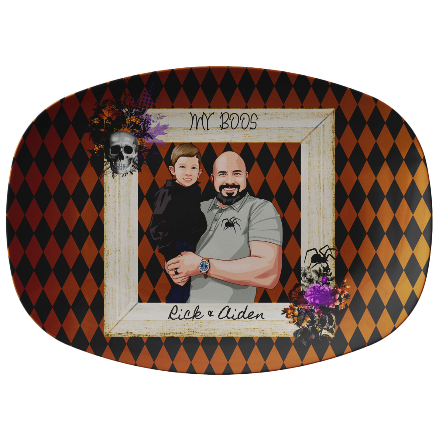 Halloween Family Personalized Serving Platter