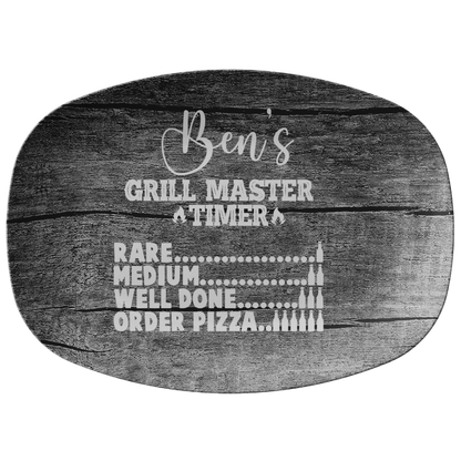 Grill Master BBQ Personalized Serving Platter