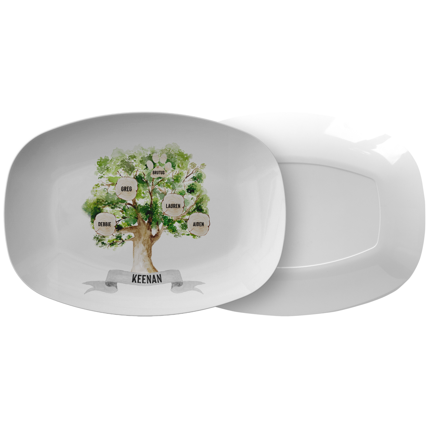 Family Tree Serving Platter