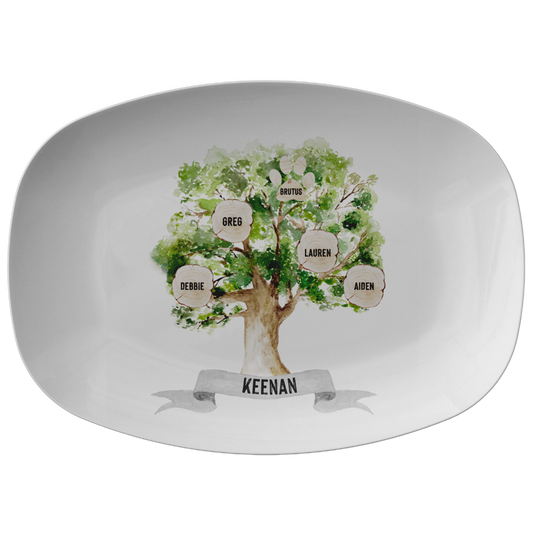 Family Tree Serving Platter