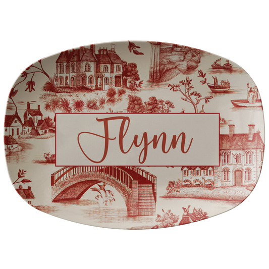 Red Willow Personalized Serving Platter