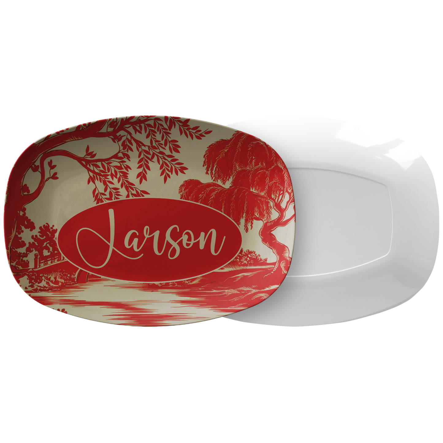 Red Willow Personalized Serving Platter