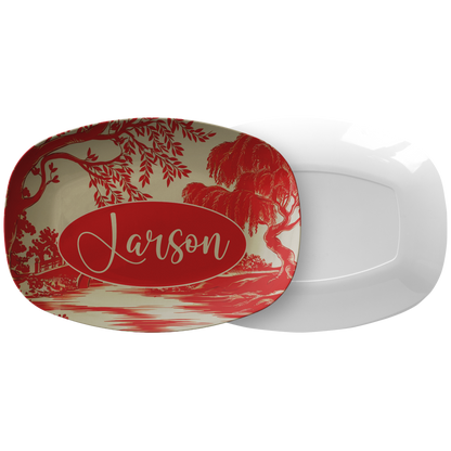 Red Willow Personalized Serving Platter