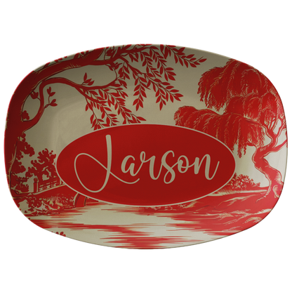 Red Willow Personalized Serving Platter