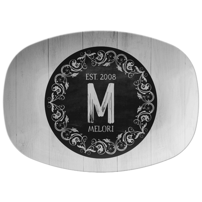 Personalized Monogram Serving Platter