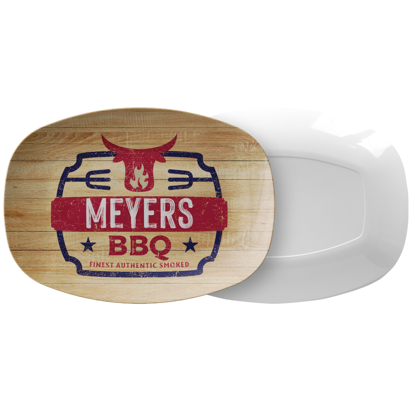 Oak BBQ Personalized Serving Platter