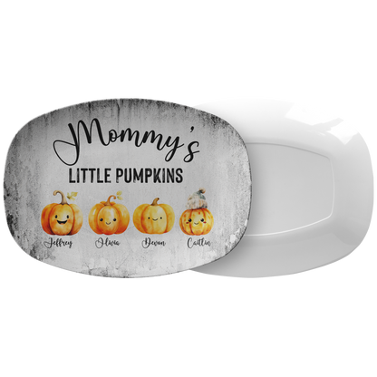 Mommy's Little Pumpkins Personalized Serving Platter