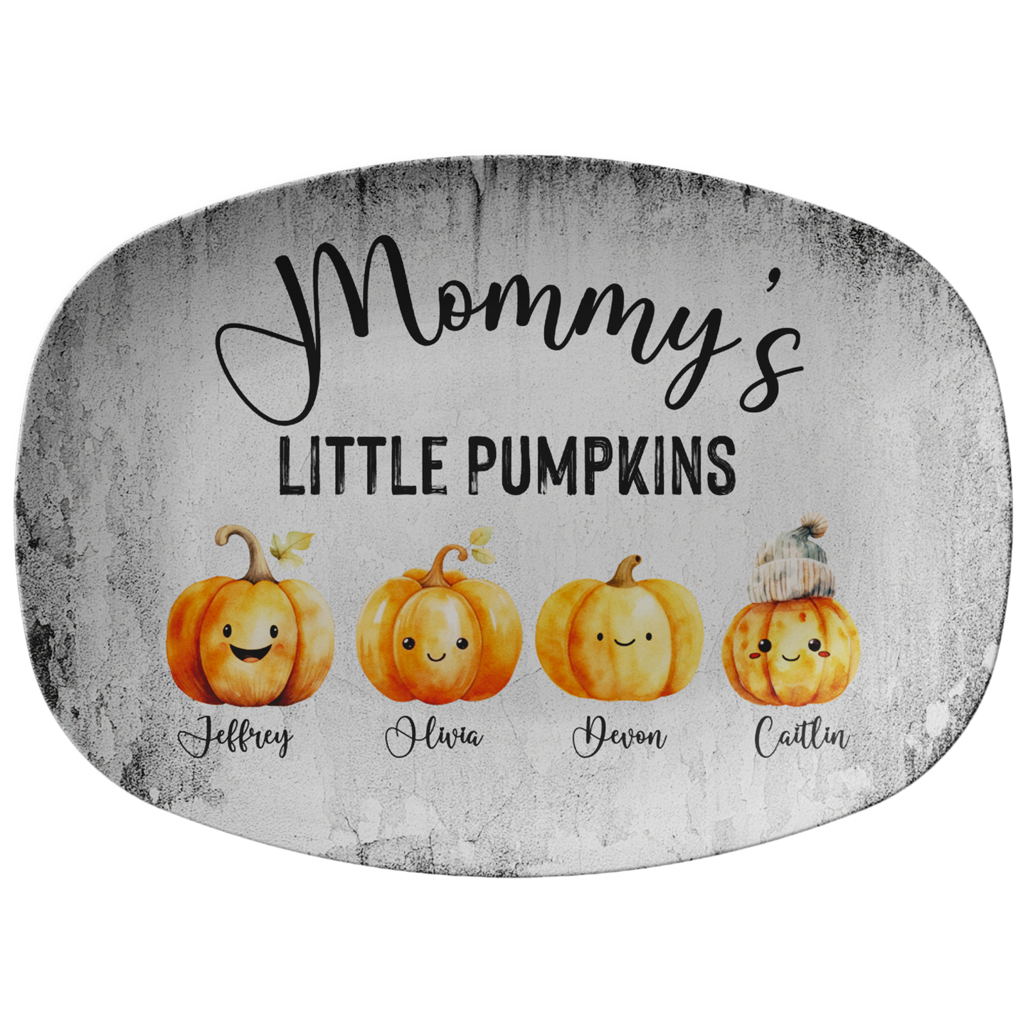 Mommy's Little Pumpkins Personalized Serving Platter