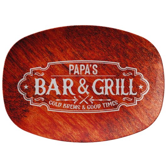 Cherry Bar and Grill BBQ Personalized Serving Platter