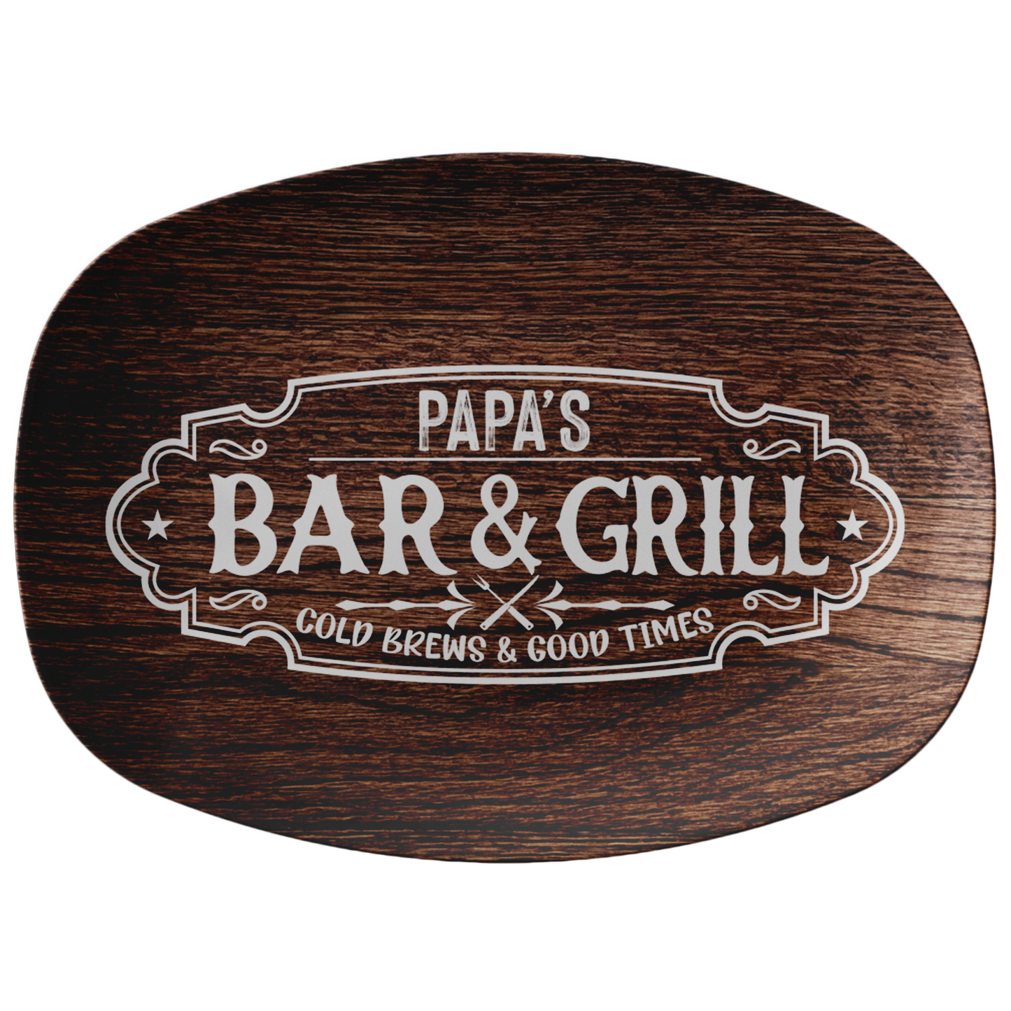 Walnut Bar and Grill BBQ Personalized Serving Platter