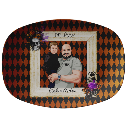 Halloween Family Personalized Serving Platter