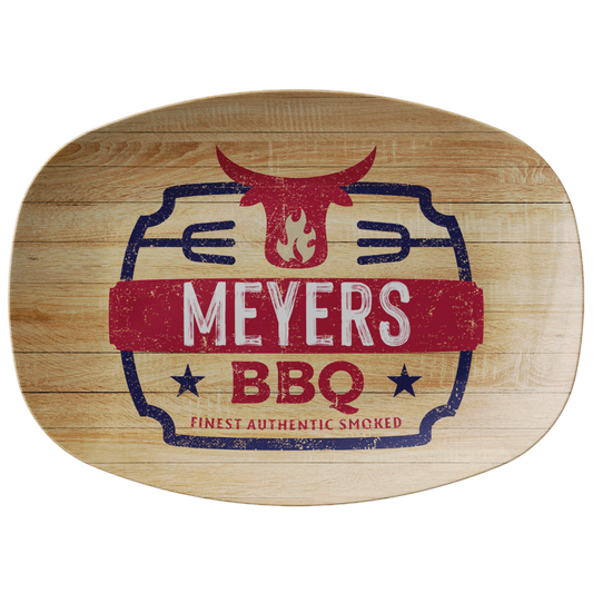 Oak BBQ Personalized Serving Platter